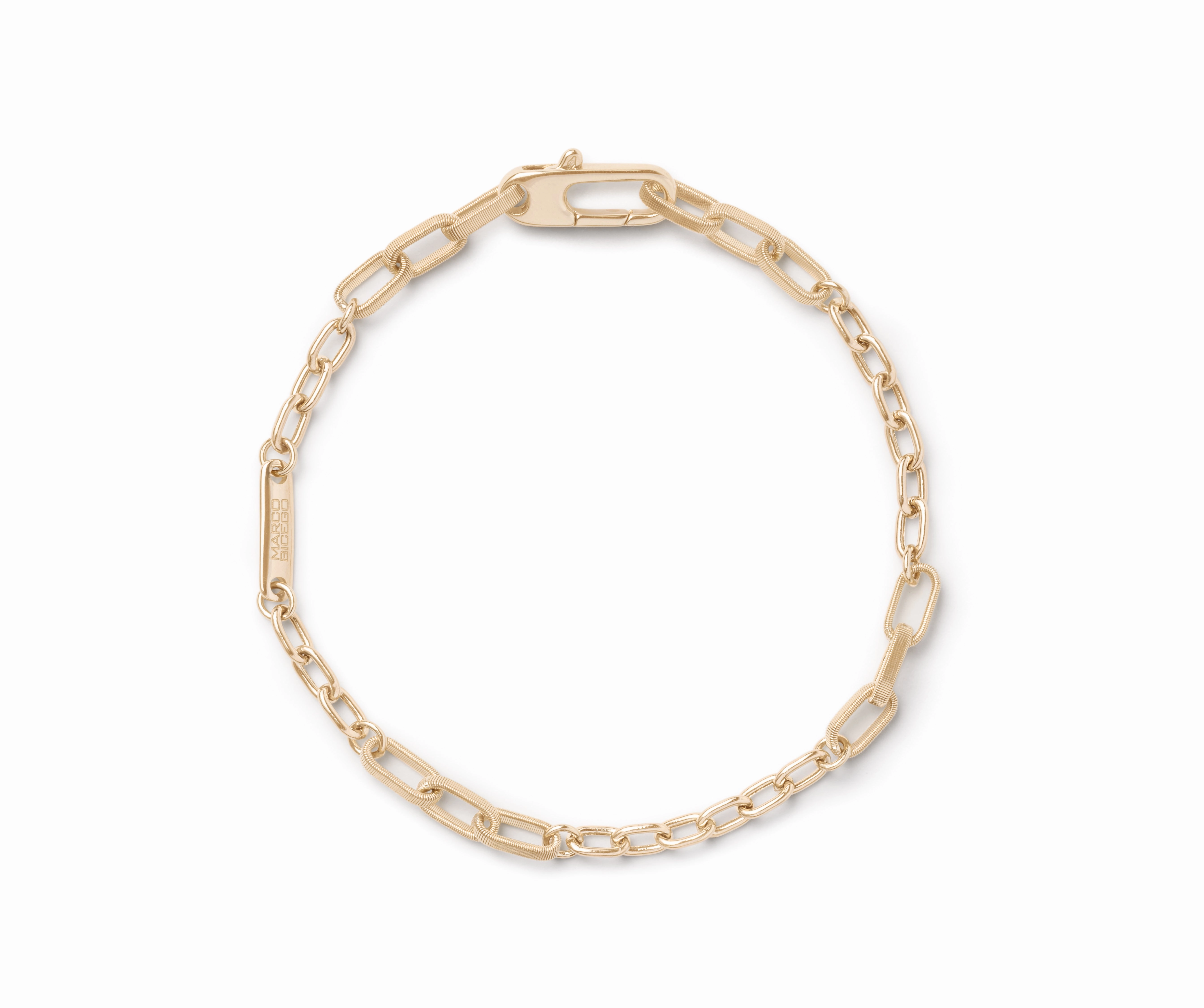 18K YELLOW GOLD MENS BRACELET FROM THE UOMO COLLECTION