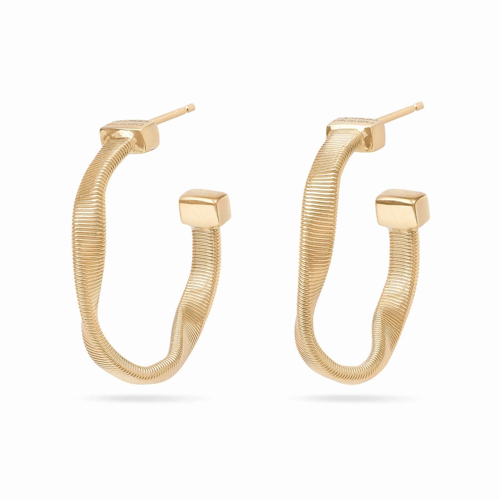 18K YELLOW GOLD SMALL HOOP EARRINGS FROM THE MARRAKECH COLLECTION