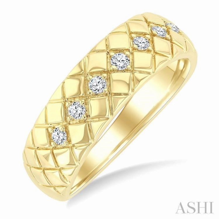 .15CTRDDM BOLD KITE SHAPE RING YG 10K-G*
