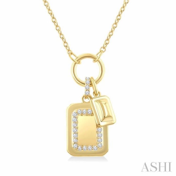 .15CTRDDM EM CHARM PD YG 10K-G CH*