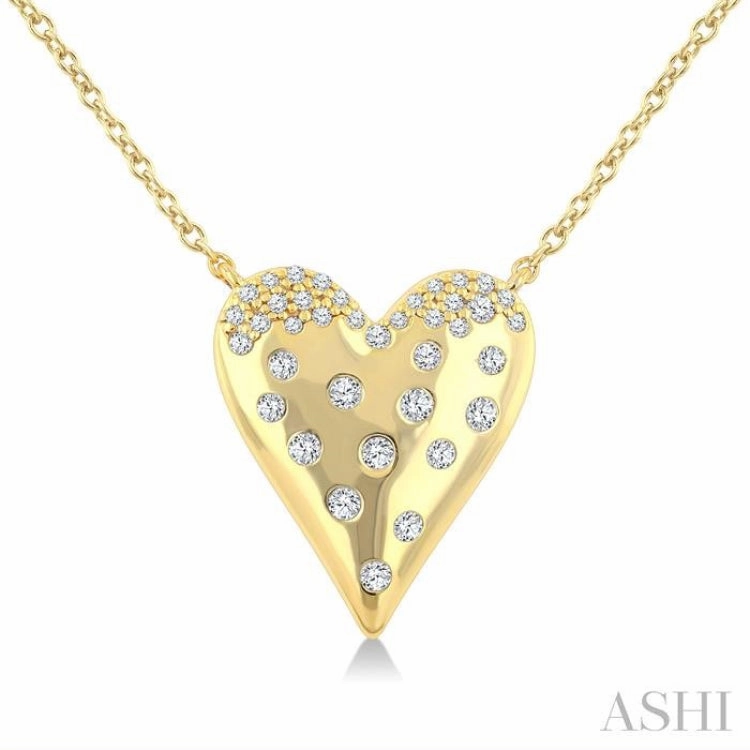.20CTRDDM HEART MOSAIC PD YG 10K-G CH*