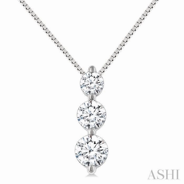 .25CTRDDM 3STONE SNOWMAN PD WG 14K-G CH*