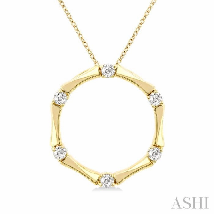 .25CTRDDM BAMBOO PD YG 14K-G CH*