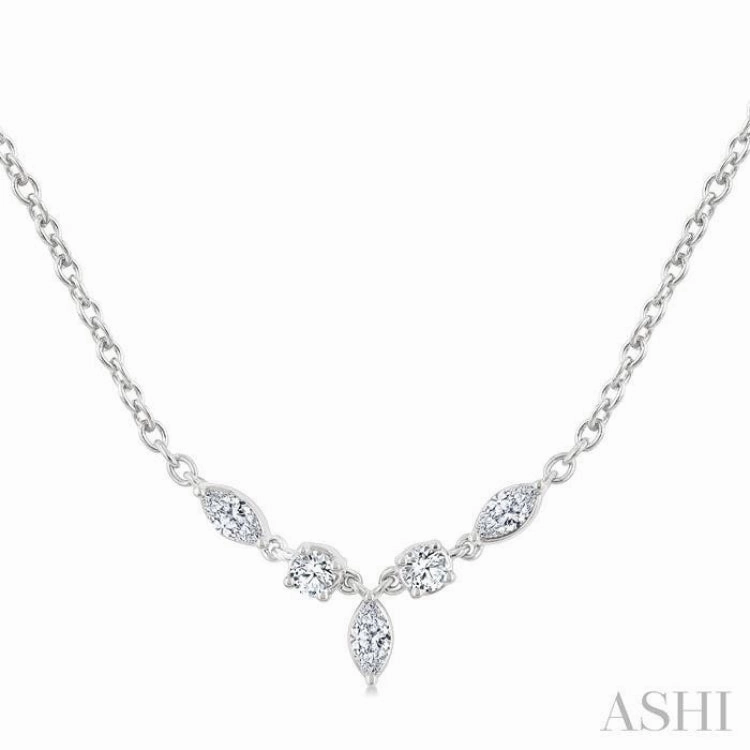 .33CTTWDM MIX FNCY BAR NK WG 14K-G*