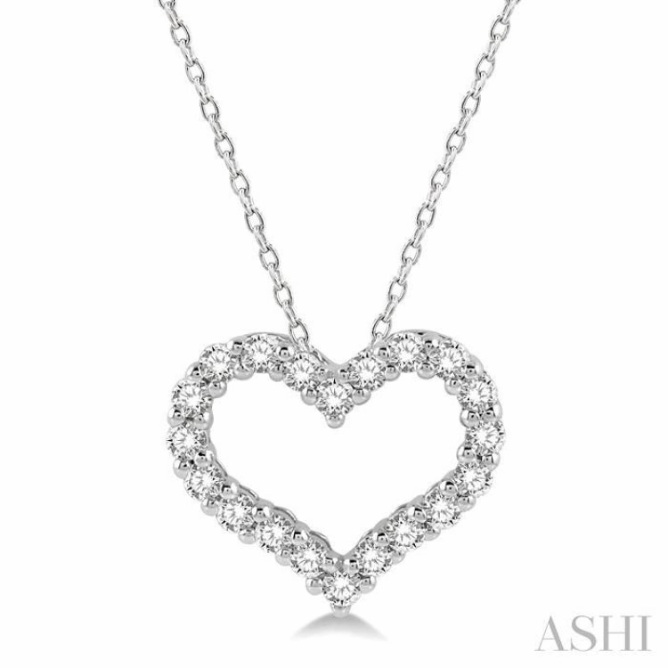 .50CTRDDM HEART PENDANT WG 14K-H CH*
