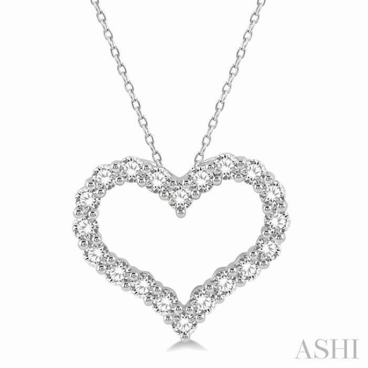.75CTRDDM HEART PENDANT WG 14K-H CH*