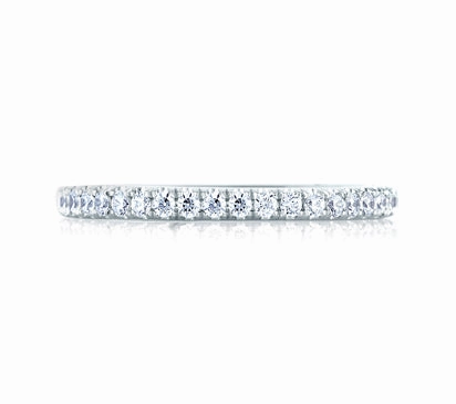A.JAFFE CLASSICS SIMPLE PAV BRIGHT POLISHED BAND 0.27