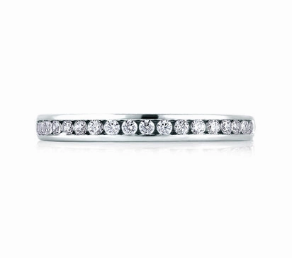 A.JAFFE CLASSICS SPARKLING CHANNEL SET SIGNATURE BAND 0.27