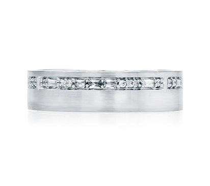 A.JAFFE METROPOLITAN I LOVE YOU - MORSE CODE, MEN'S DIAMOND RING 0.19