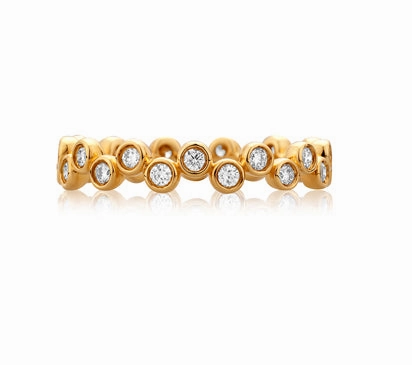 A.JAFFE METROPOLITAN MODERN A. JAFFE BUBBLE DIAMOND BAND 0.47