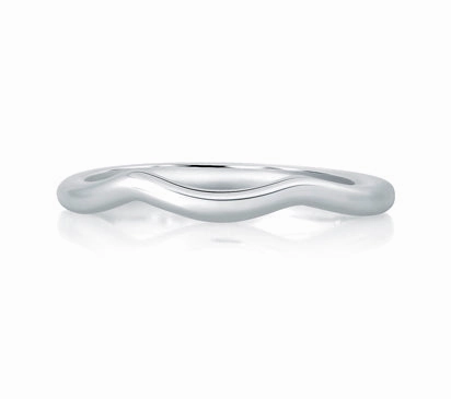 A.JAFFE METROPOLITAN MODERN PLAIN WEDDING BAND