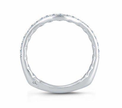 A.JAFFE QUILTED COLLECTION DELICATE QUILTED ANNIVERSARY BAND 0.08