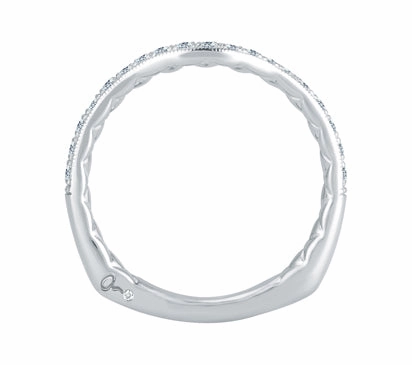 A.JAFFE QUILTED COLLECTION DELICATE QUILTED ANNIVERSARY BAND 0.22