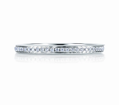 A.JAFFE SEASONS OF LOVE ELEGANT PAV SET BAND 0.12
