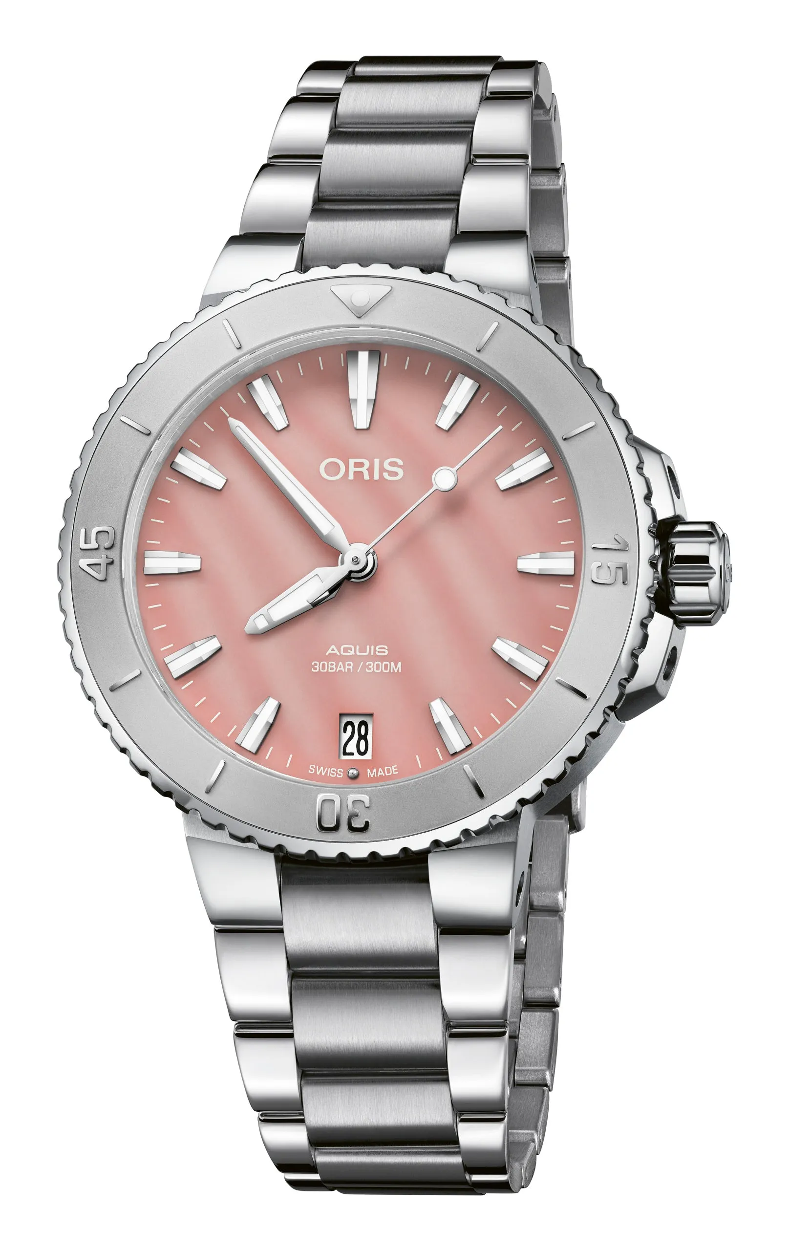 AQUIS DATE 36.5 MM BLUSH PINK