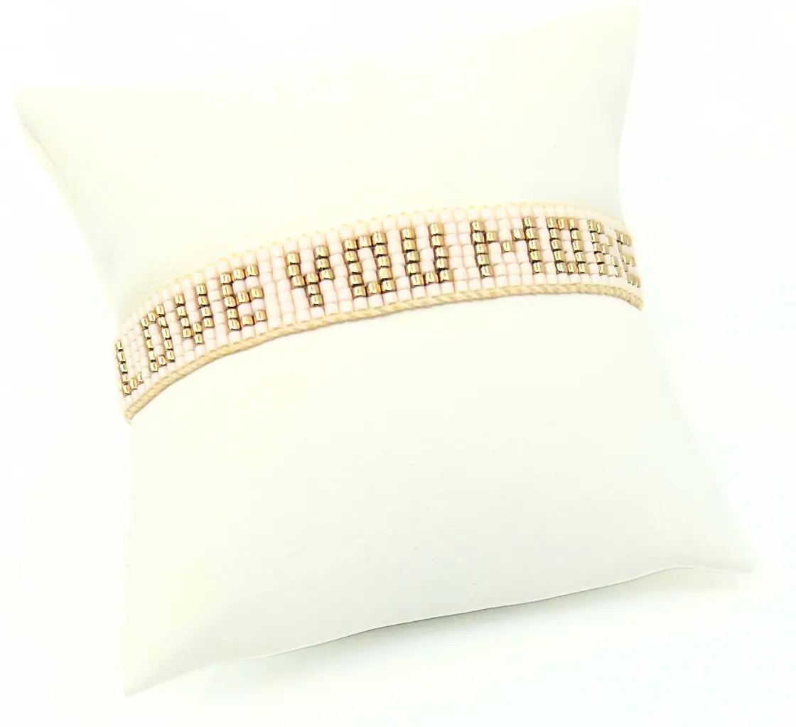 Beaded Word Bracelet