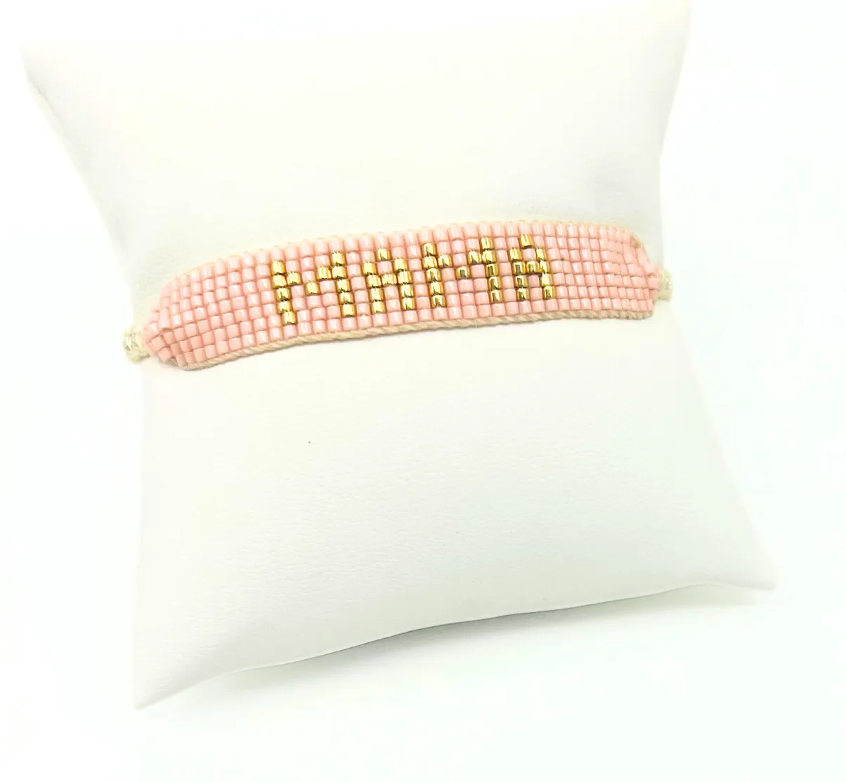 Beaded Word Bracelet