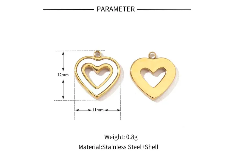 Build Your Own Charm - Heart Charms