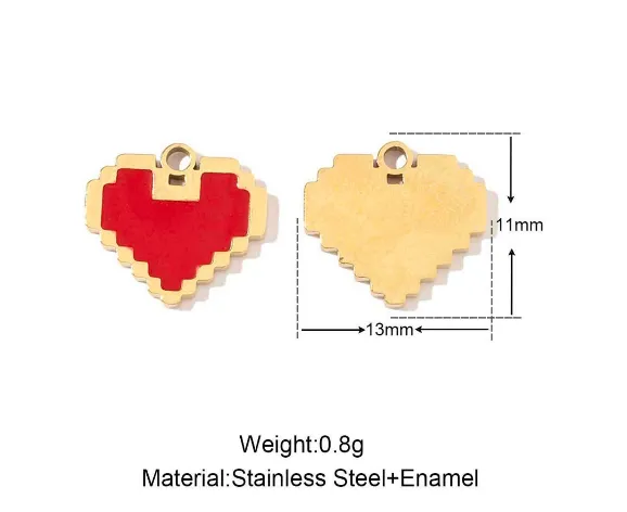Build Your Own Charm - Heart Charms