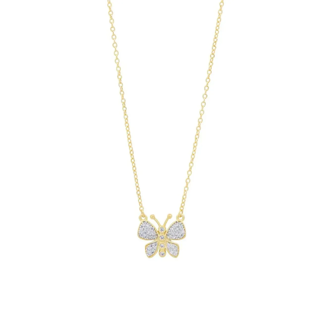 Butterfly Pendant Necklace