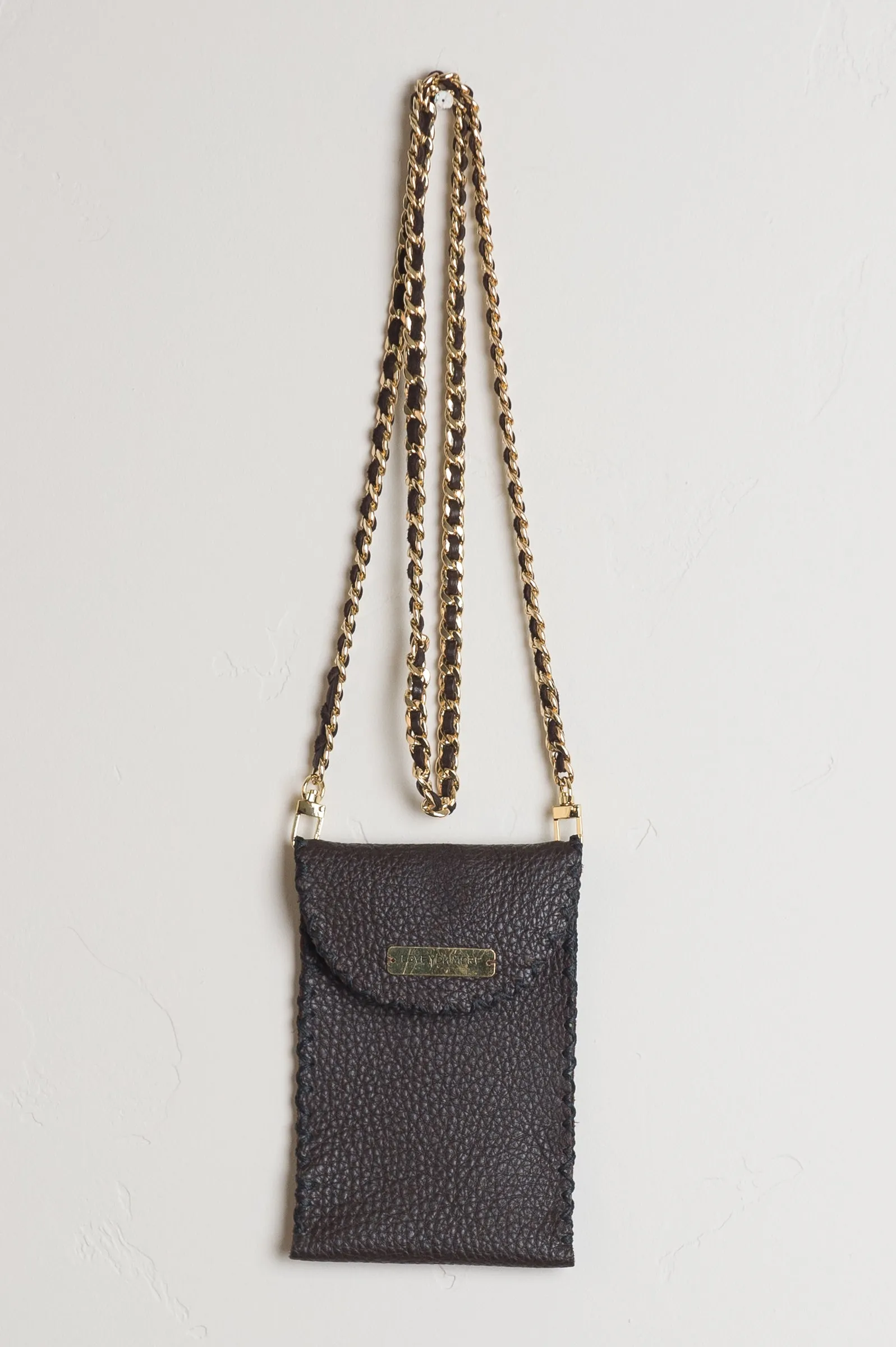 Cellphone Crossbody Leather Bag - Concert Ready