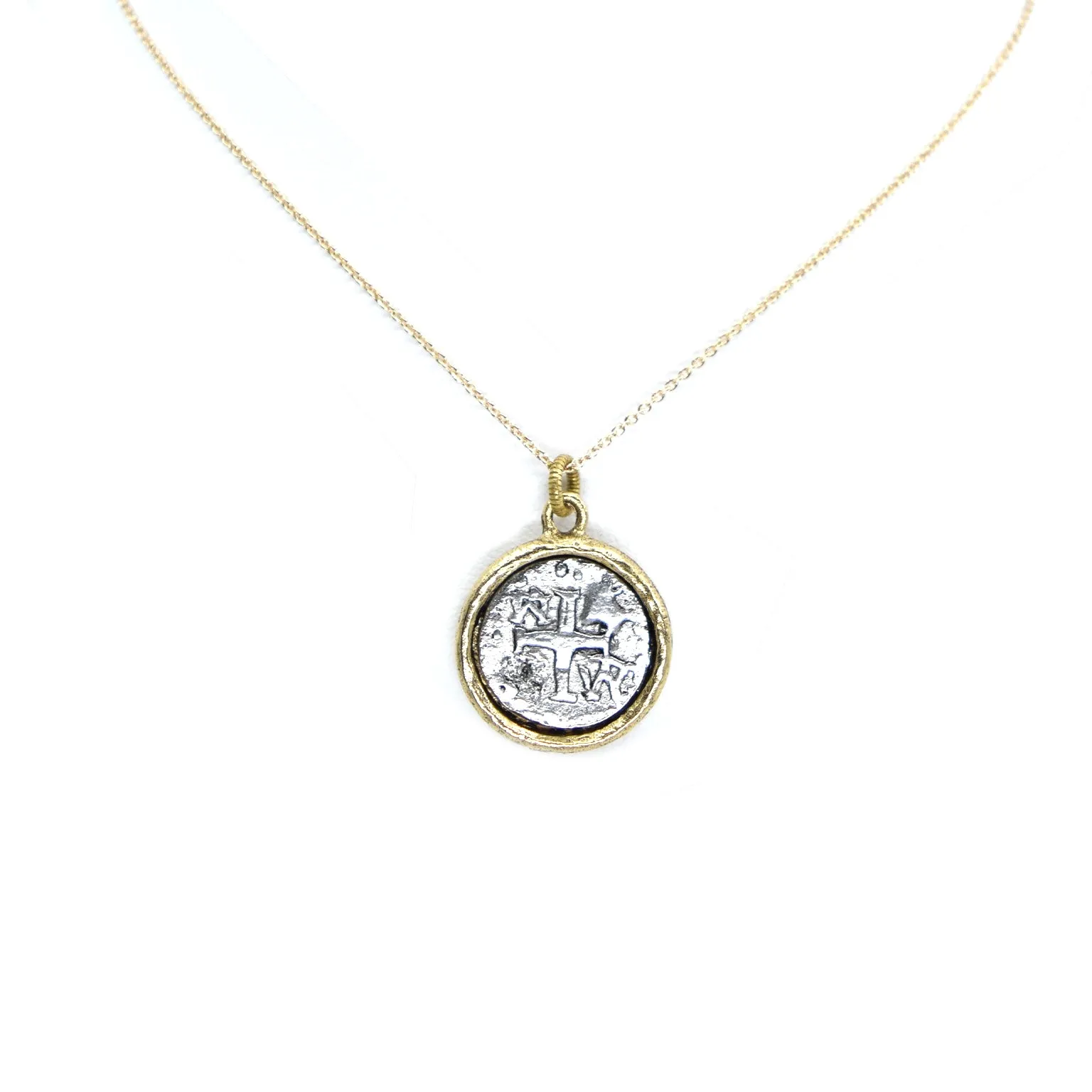 Cross Coin Necklace