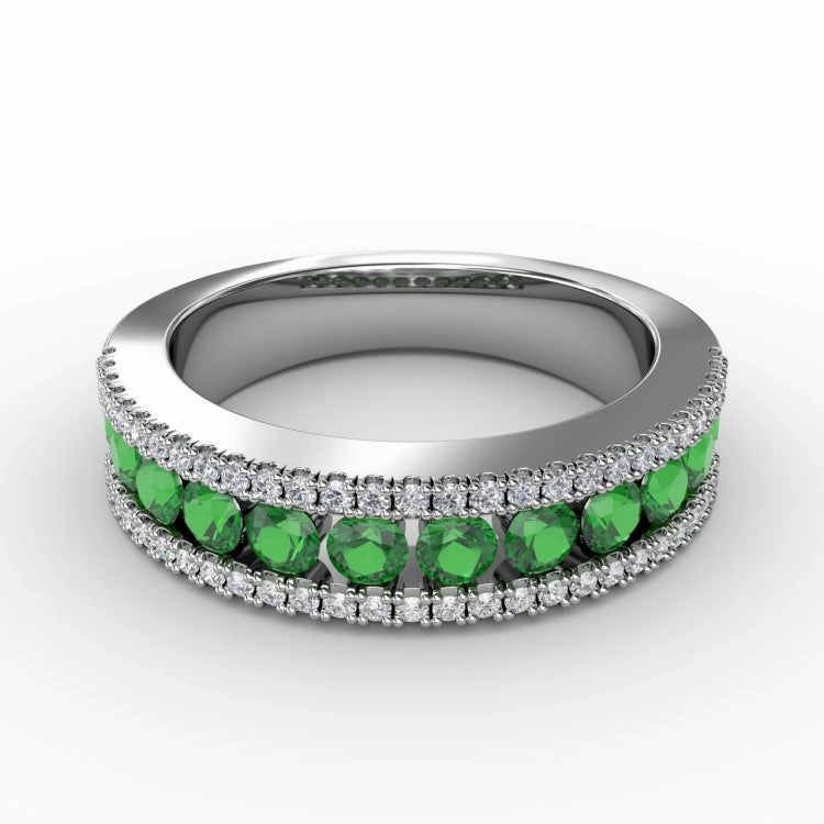 Destined To Be Emerald and Diamond Ring