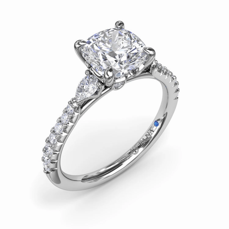 Dynamic Diamond Engagement Ring