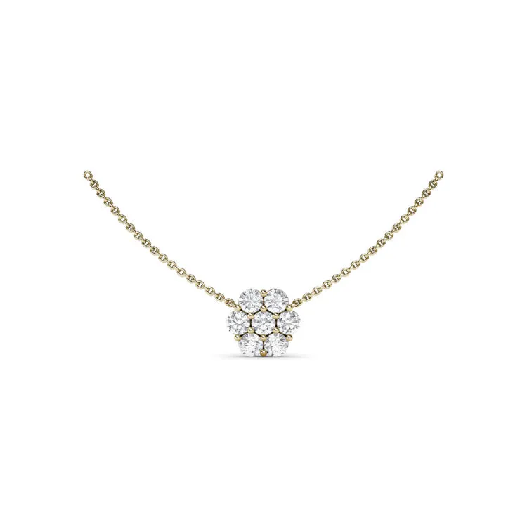 Floral Diamond Necklace
