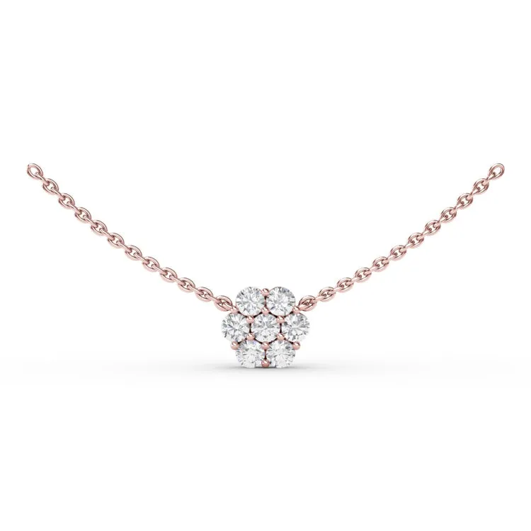 Floral Diamond Necklace