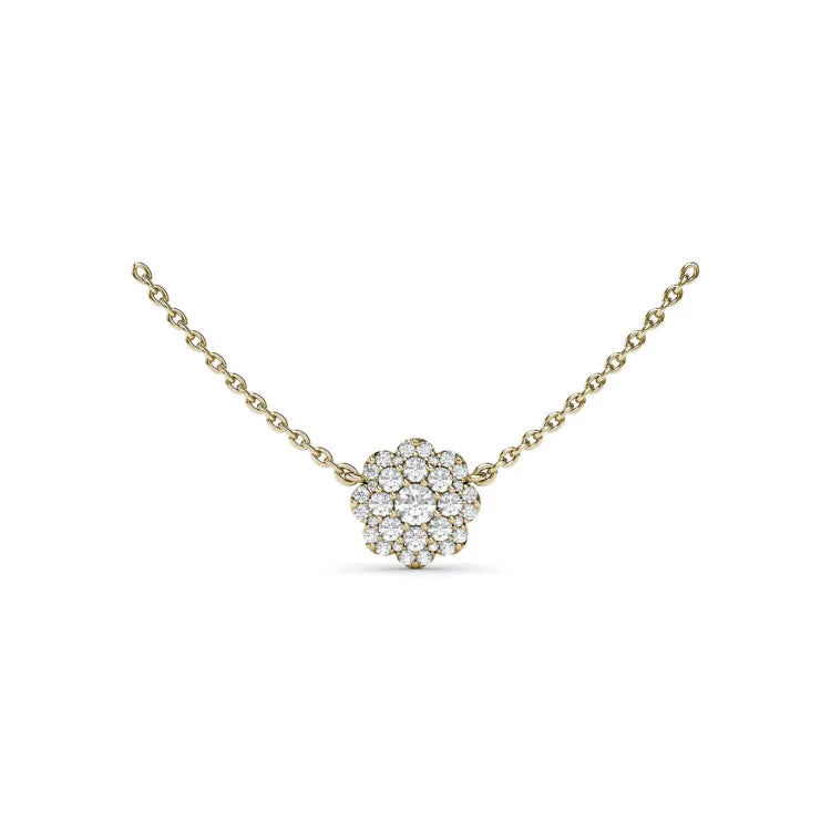 Floral Opulence Diamond Necklace