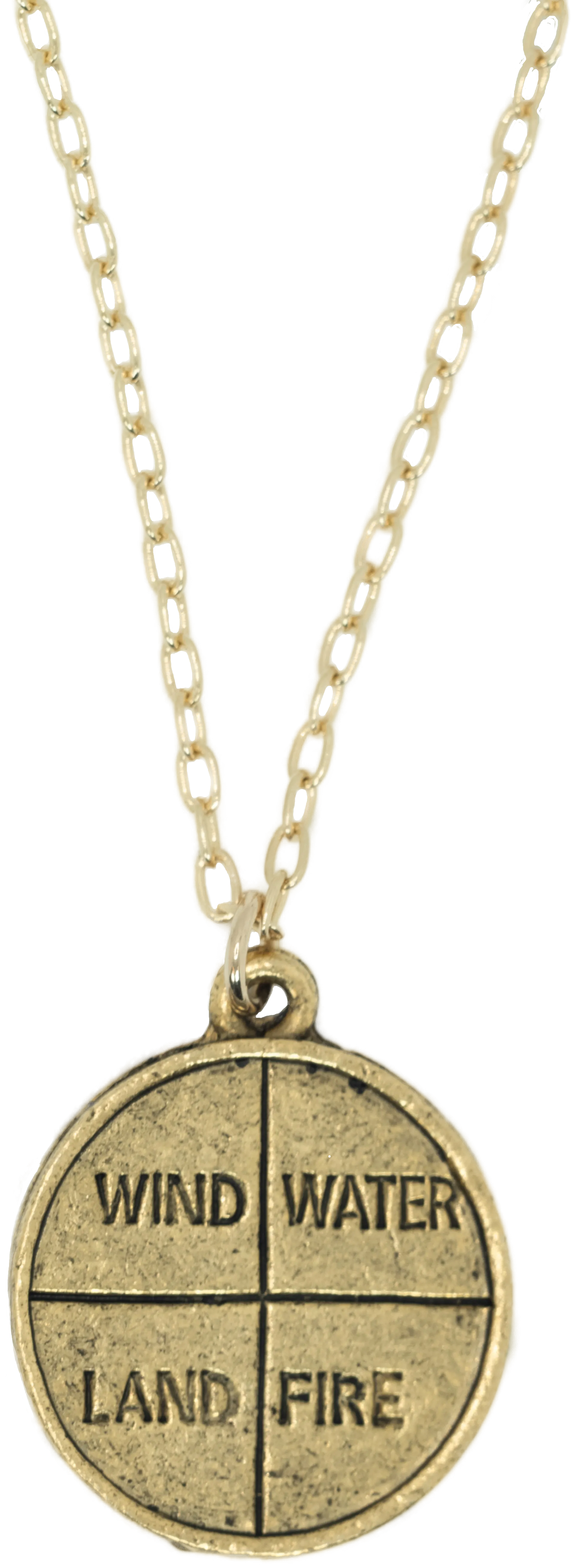 Four Elements Gold Neckalace