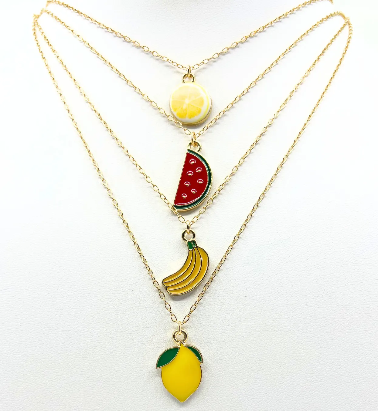 Fruits Gold Necklace