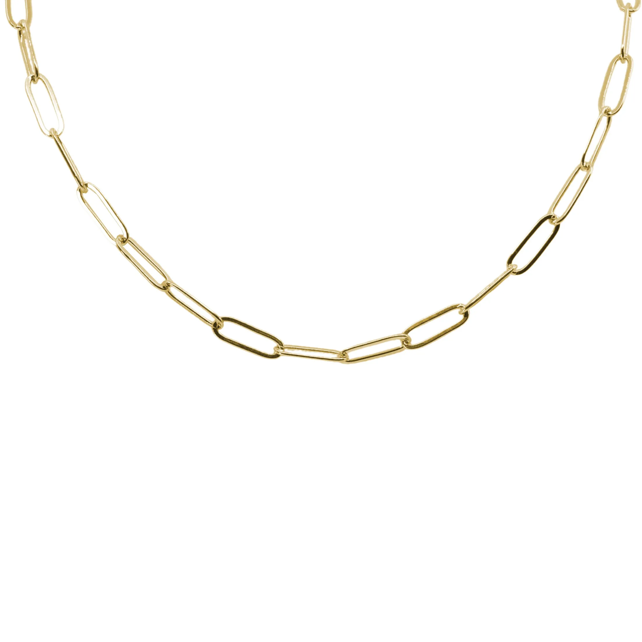 Gold Paperclip Chain