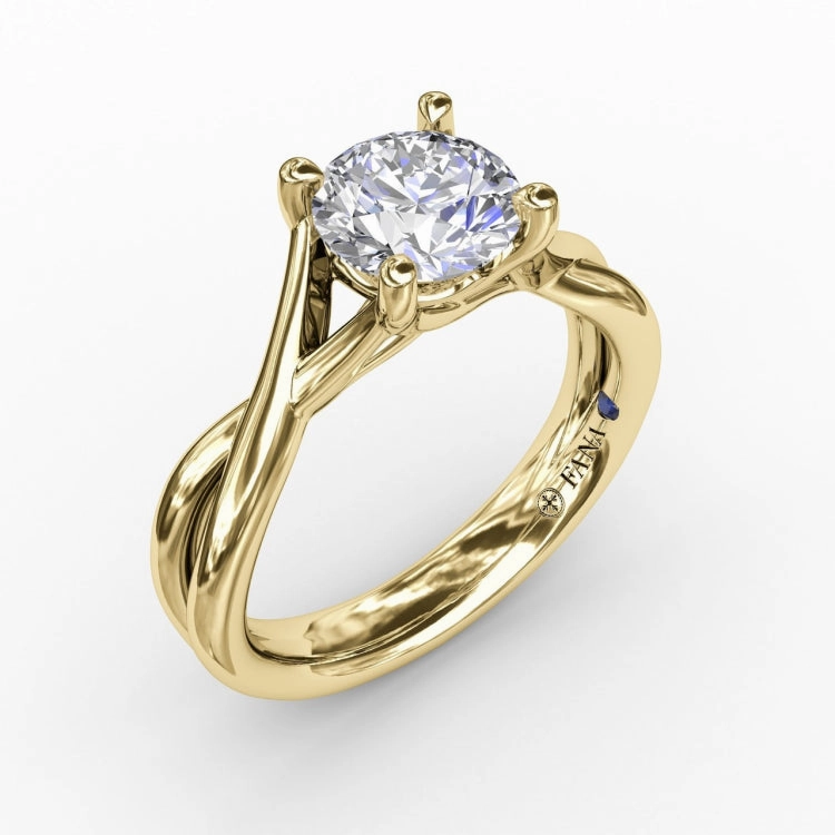 Infinity Solitaire Engagement Ring