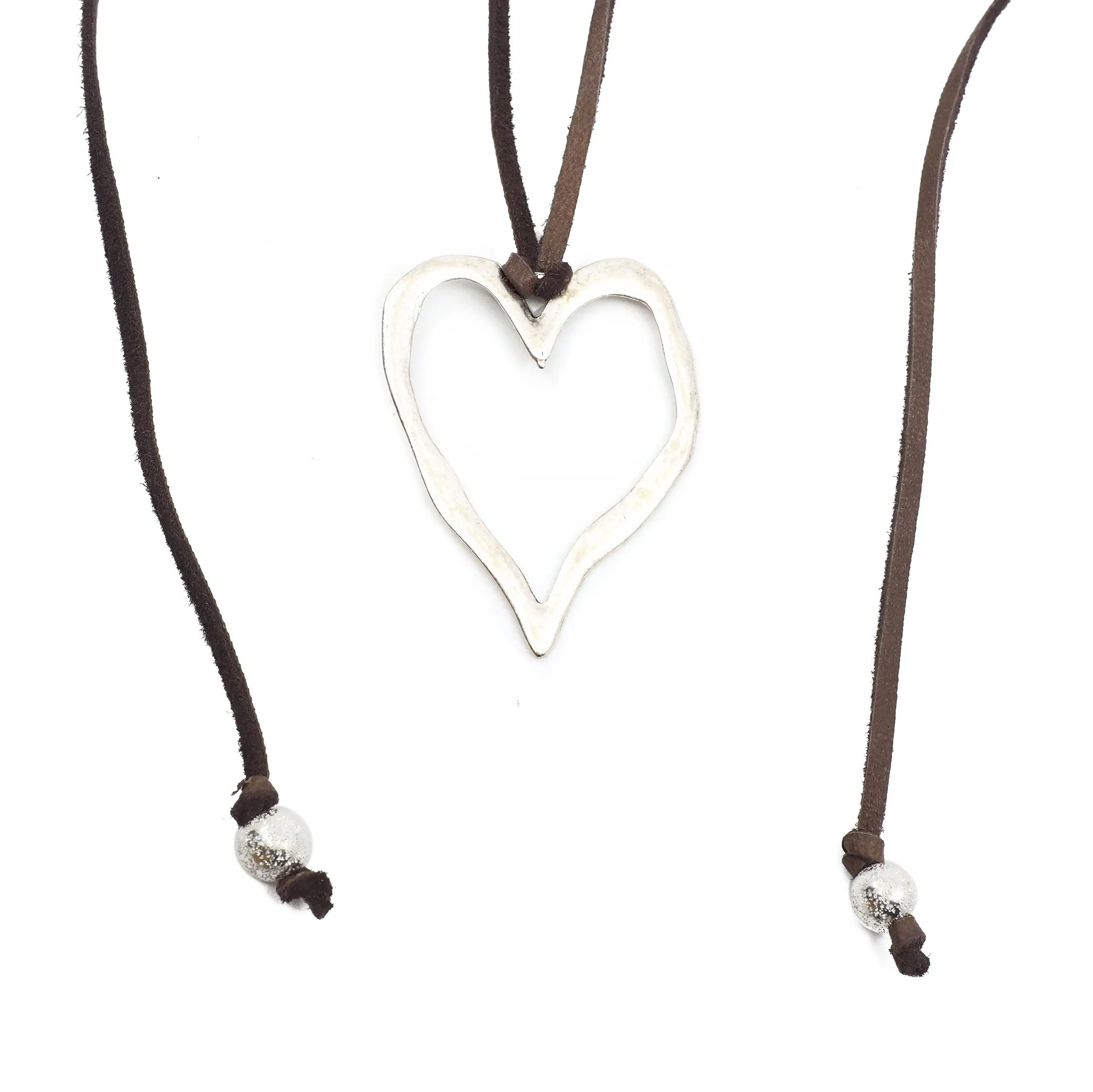 Lost My Heart in Leather Necklace