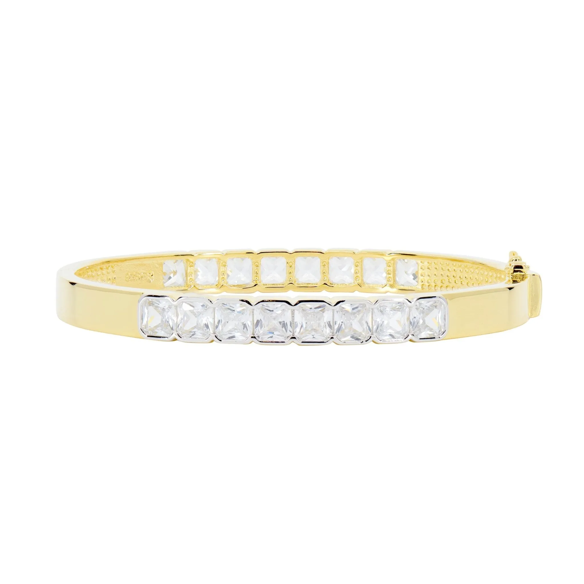 Luminous Luster Thin Hinge Bangle