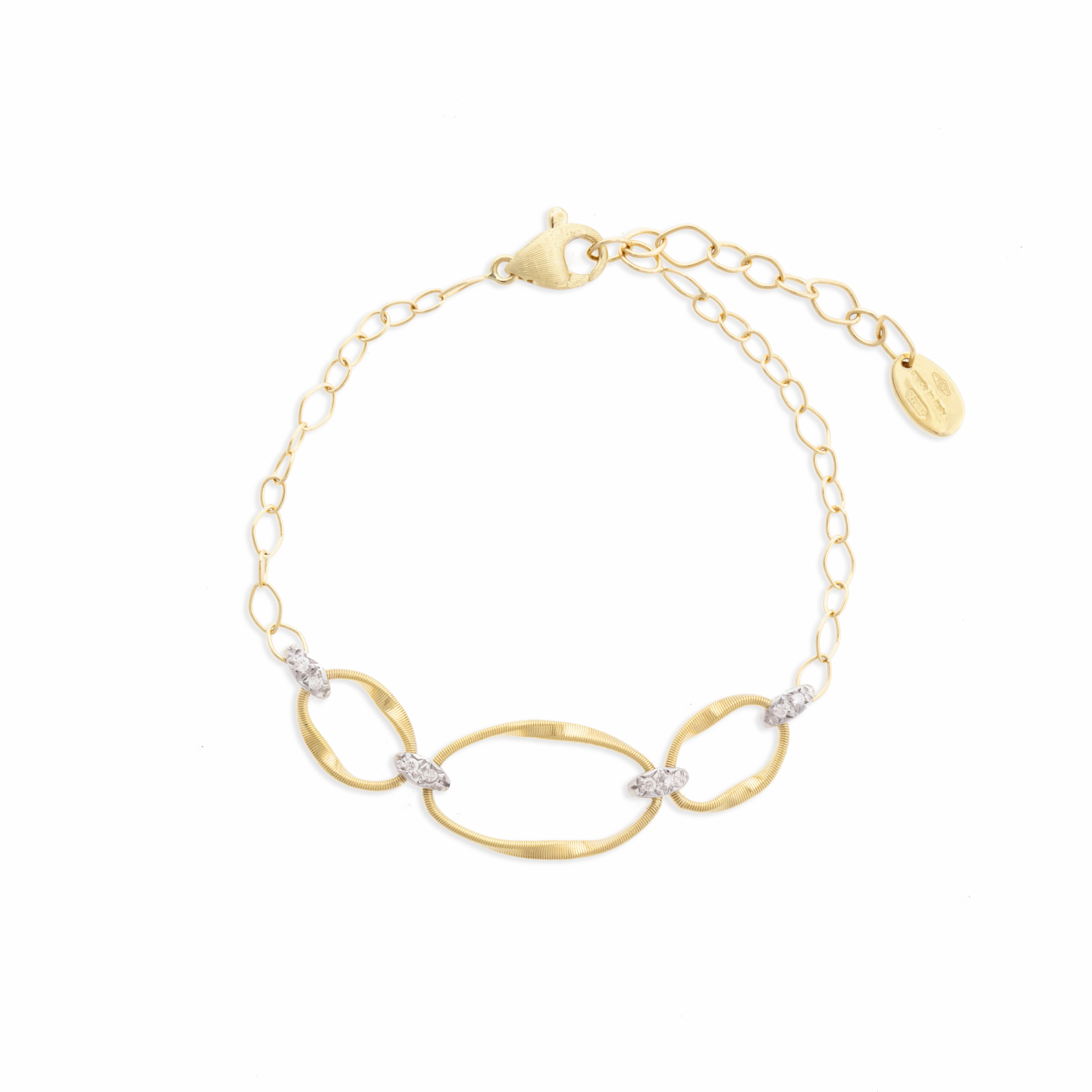 MARCO BICEGO 18KY ONDE MARRAKECH .06CT DIA BRACELET