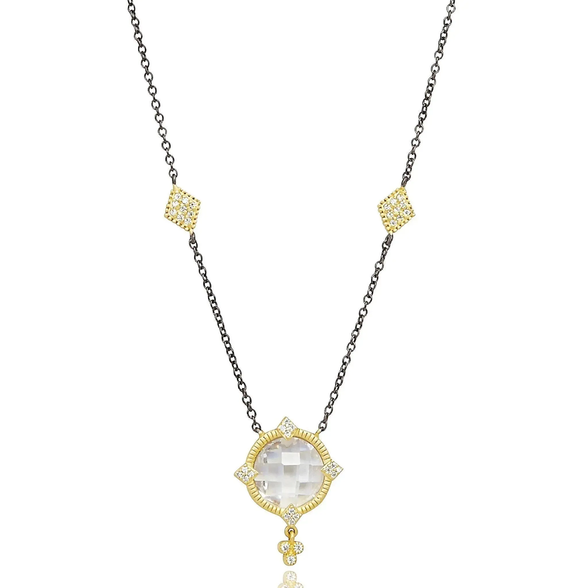 Mirror Stone Pendant Necklace