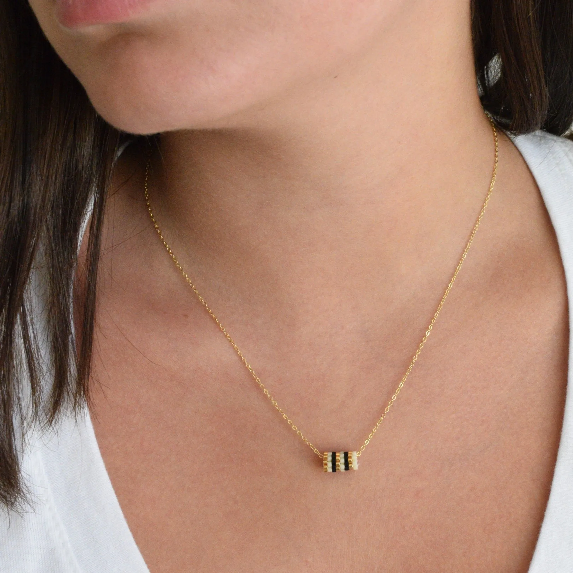 Miyuki Totem Bead Necklace