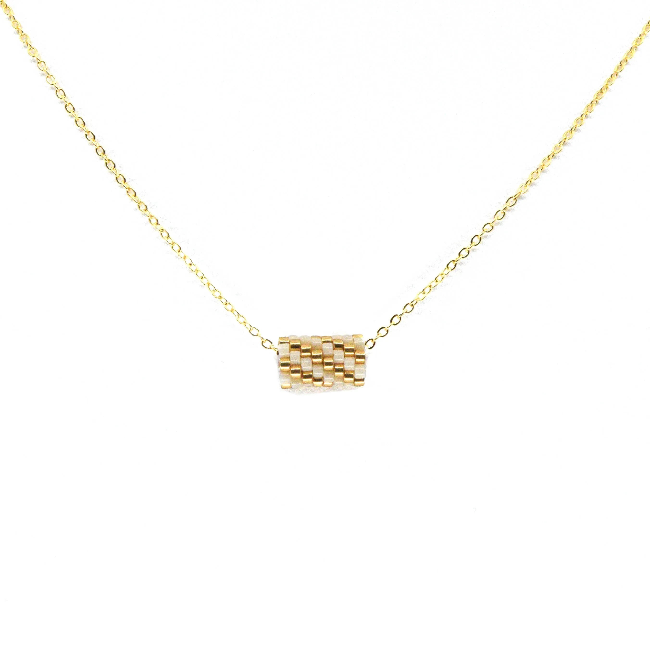 Miyuki Totem Bead Necklace