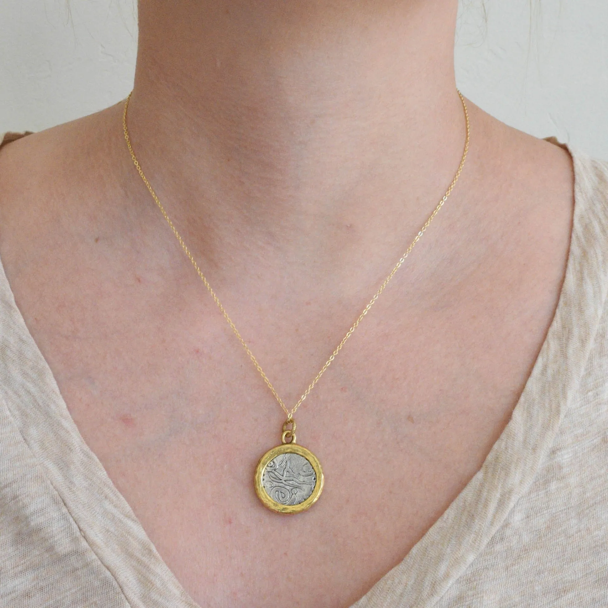 Neptune Coin Necklace