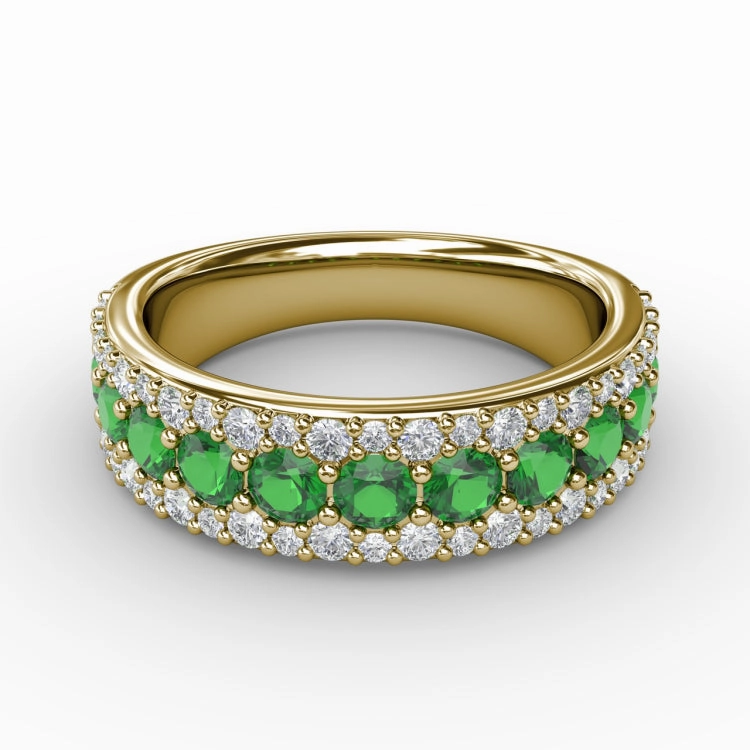 No One Like You Emerald and Diamond Ring