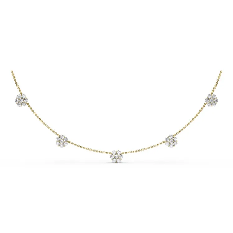 Petals Of Love Diamond Necklace