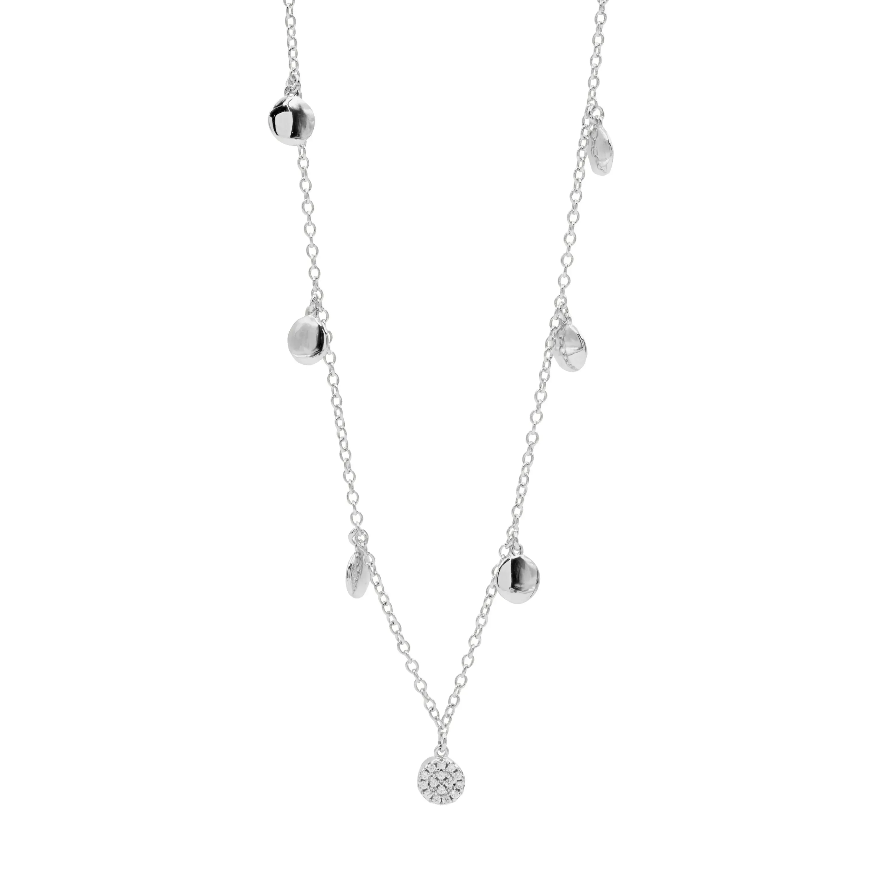 Radiance Pav Droplet 36" Long Necklace