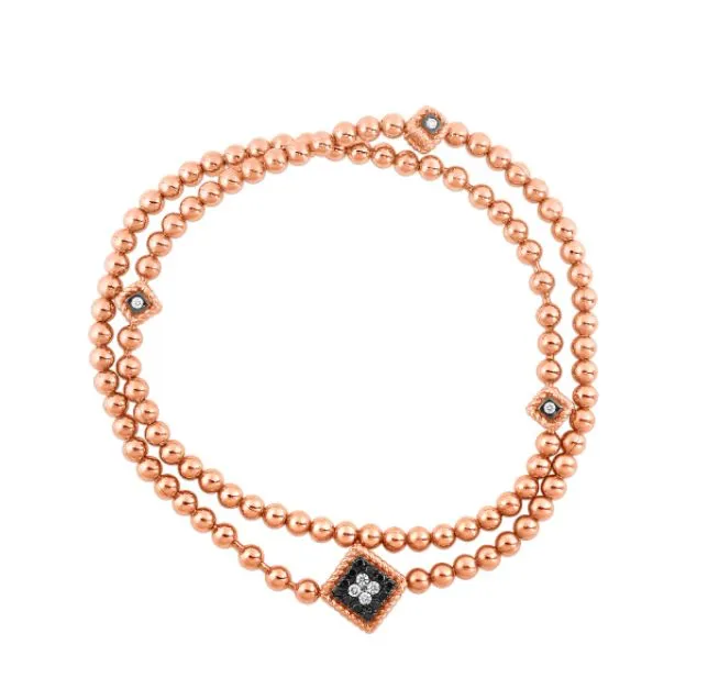 ROBERTO COIN 18KR PALAZZO DUCALE DB DIA .16CT BRAC