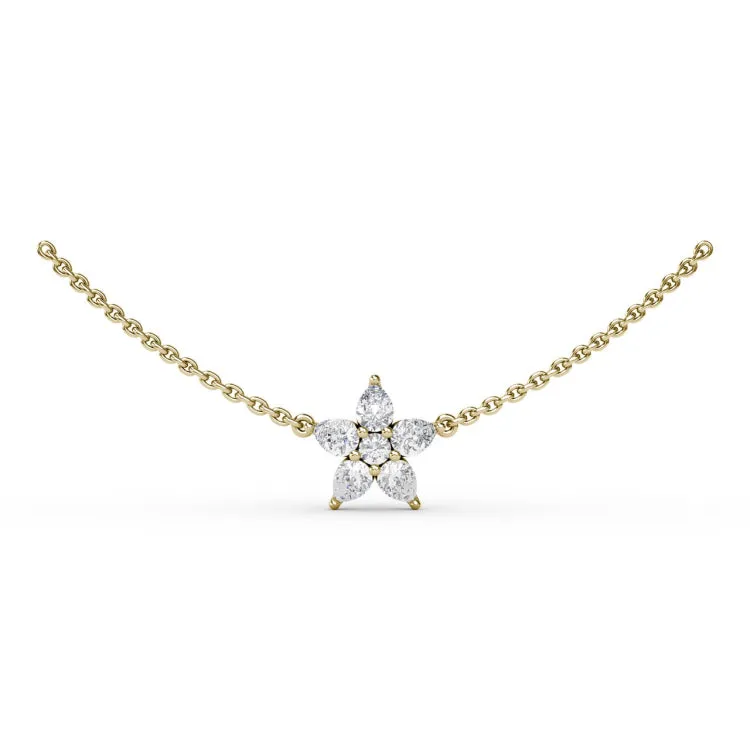 Shine Bright Diamond Star Necklace