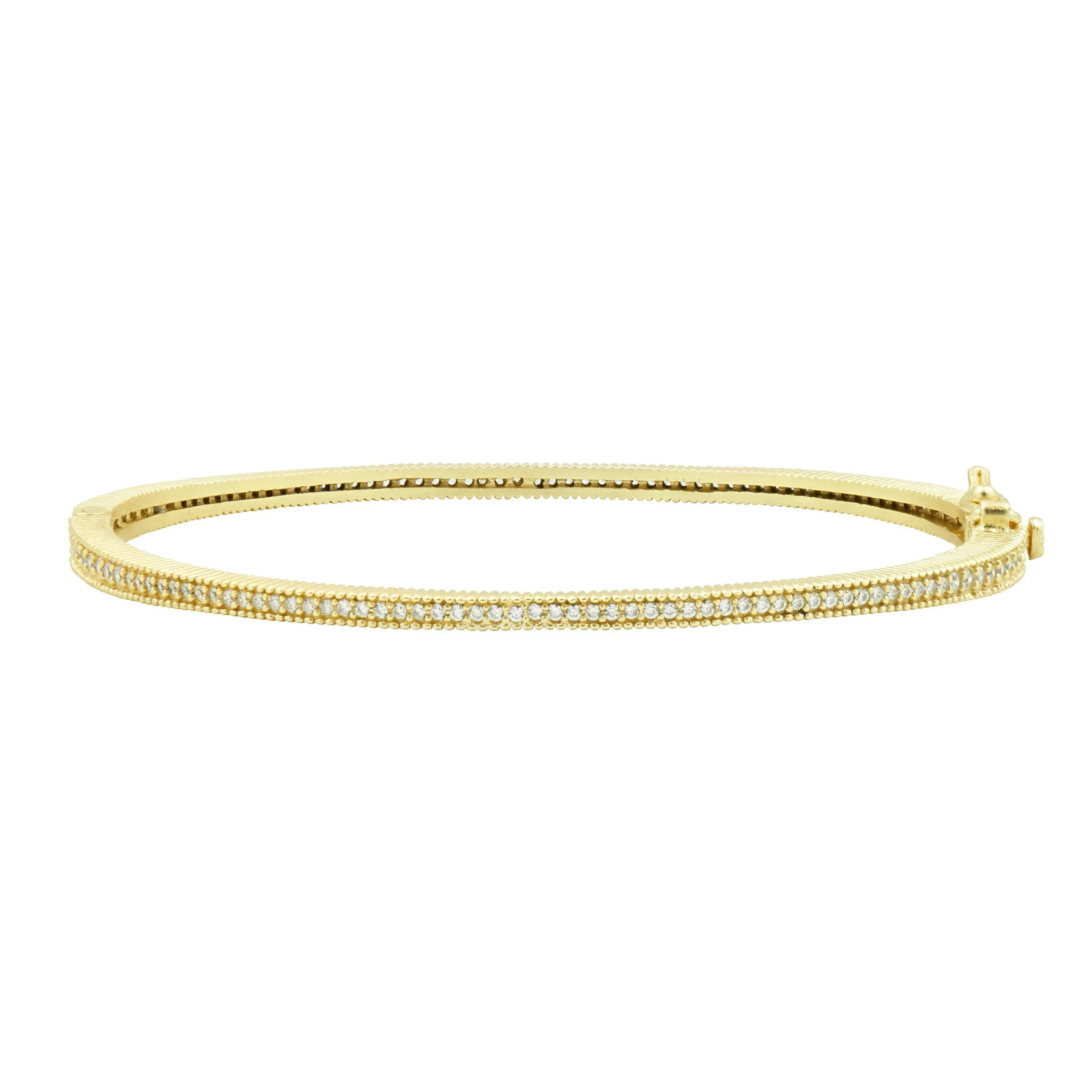 The Classic Pav Hinge Bangle