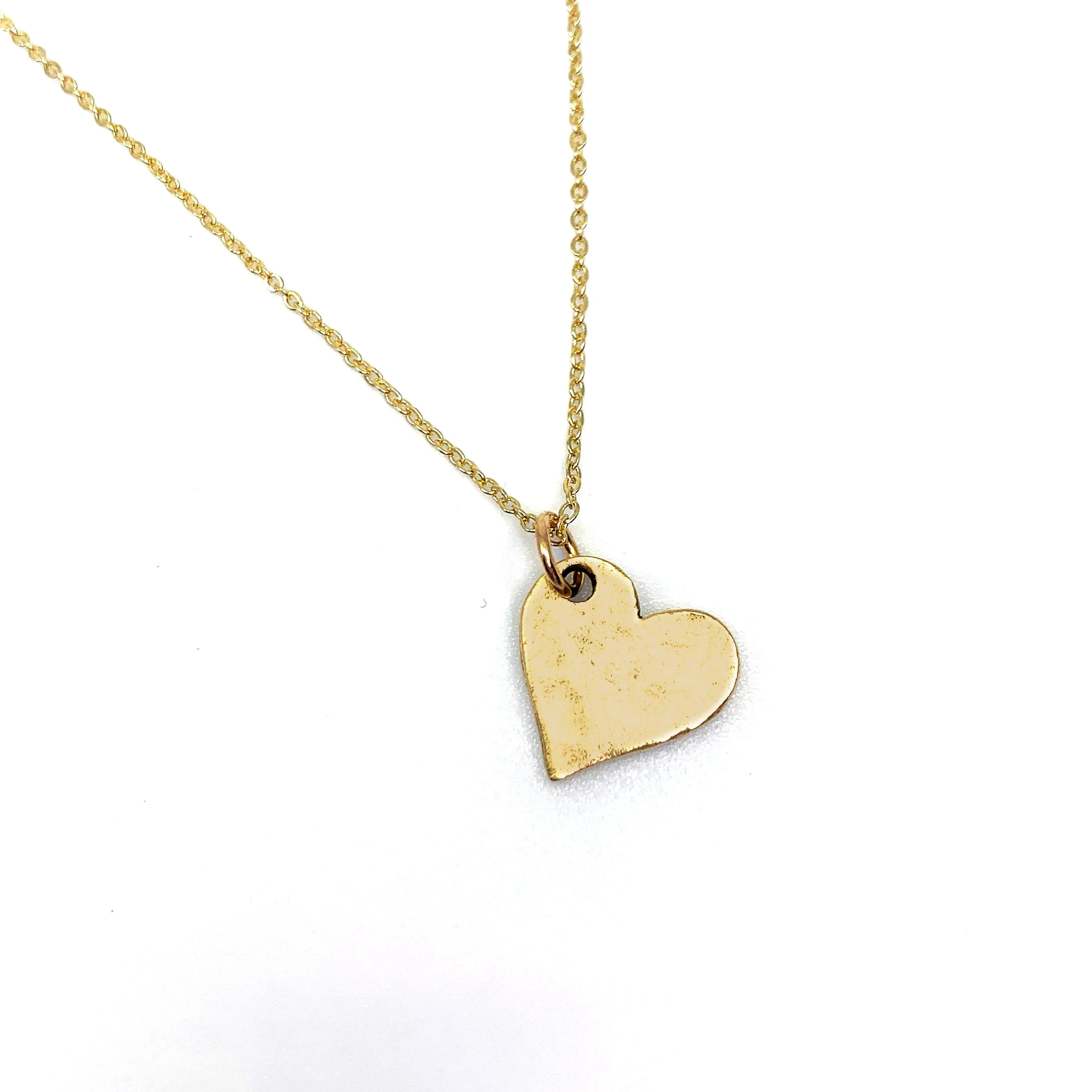 The Hammered Heart Necklace
