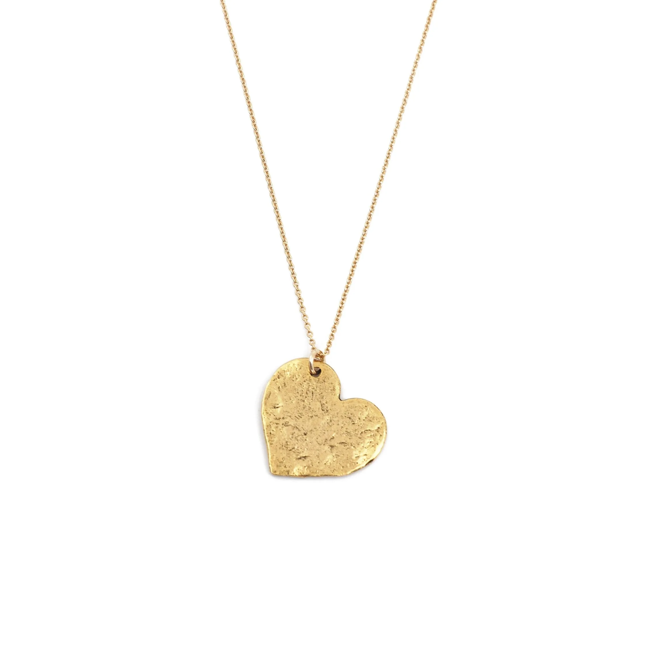 The Hammered Heart Necklace